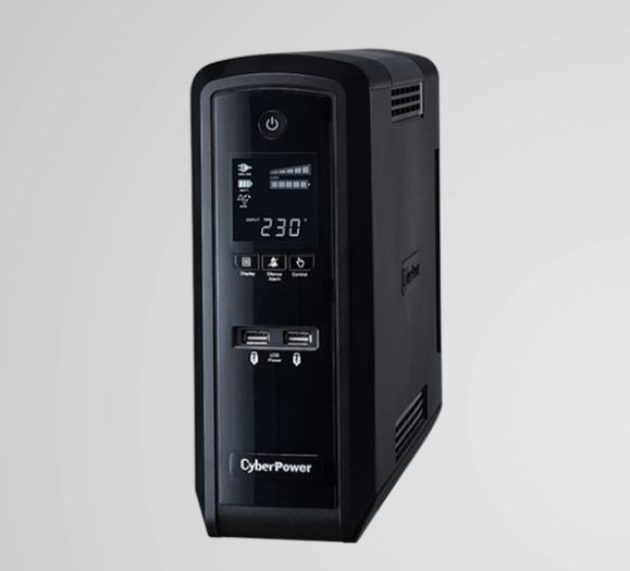 CyberPower PFC Sinewave Series 1300VA/780W (10A) Tower UPS with LCD and 6 x AU Outlets -(CP1300EPFCLCDa-AU)- 2 Years Adv. Replacement incl. Int.Batteries CP1300EPFCLCDa-AU