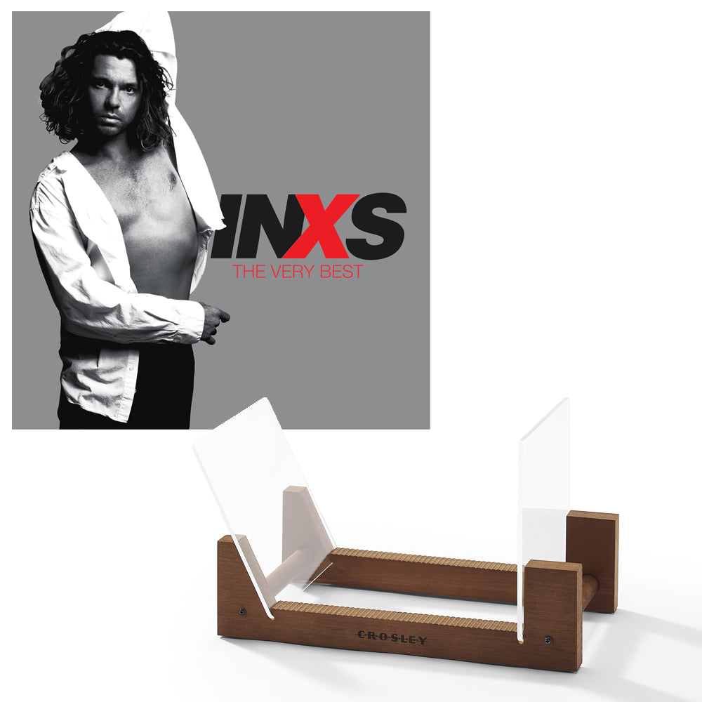 Inxs The Very Best - Double Vinyl Album & Crosley Record Storage Display Stand UM-5788706-BS