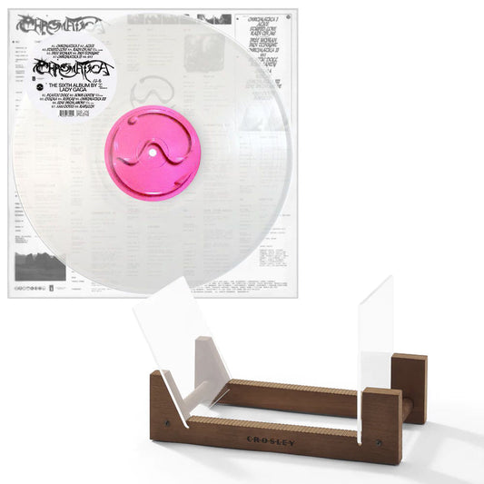 Lady Gaga Chromatica - Vinyl Album & Crosley Record Storage Display Stand UM-878904-BS