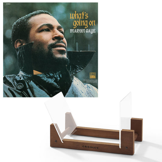 Marvin Gaye What's Going On - Vinyl Album & Crosley Record Storage Display Stand UM-5353423-BS